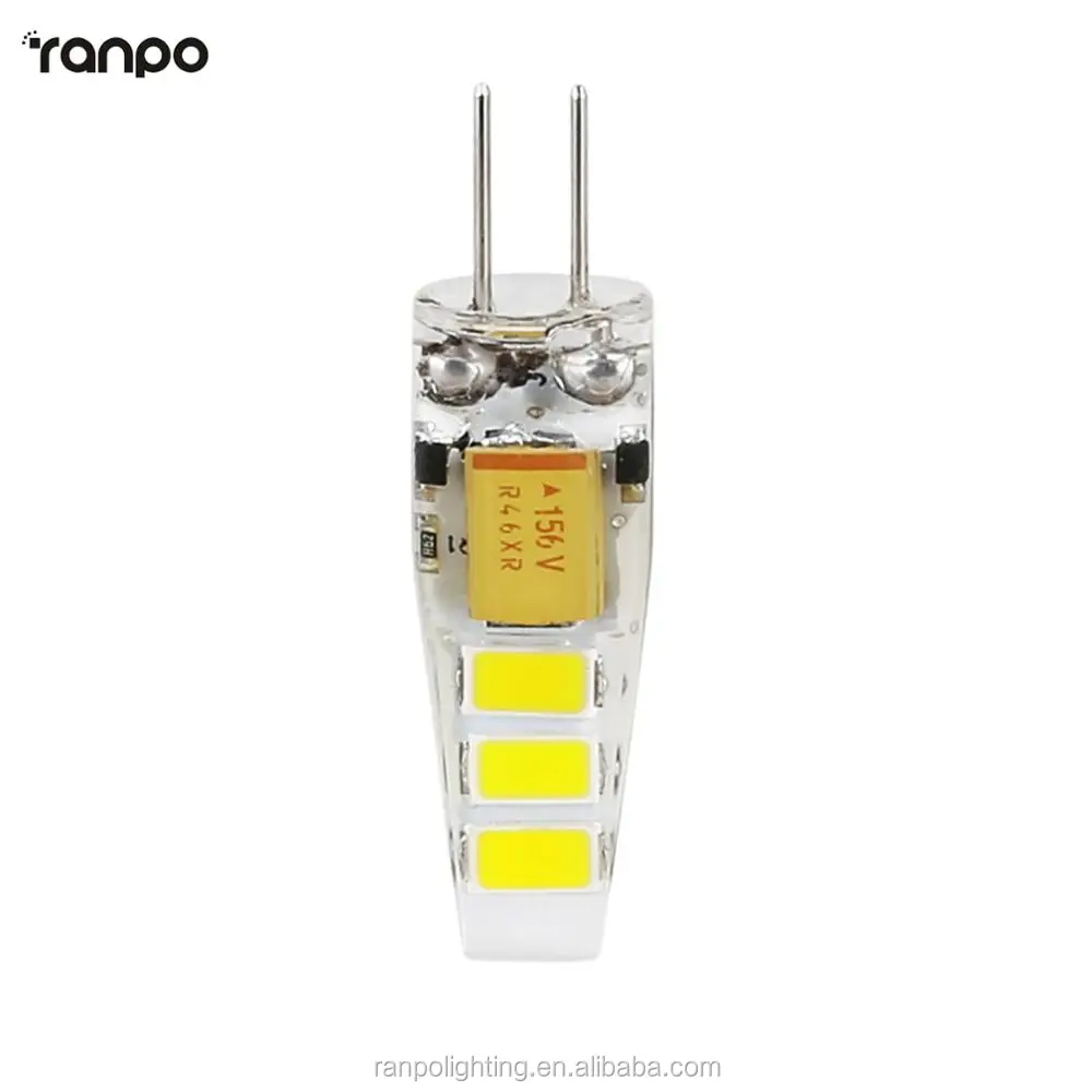 Hot Selling G4 G9 Silicone Crystal LED Corn Bulb 3W 4W 6W 8W Spotlight Lamp 220V AC / DC 12V Energy Saving