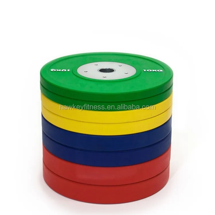 2018 new gym top grade competition bumper rubber weight plate