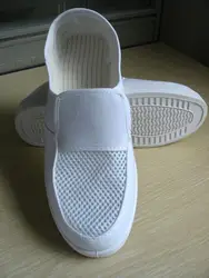 esd boots 4 holes mesh protection white butterfly pvc pu anti-static work shoe antistatic covers rubber esd shoes
