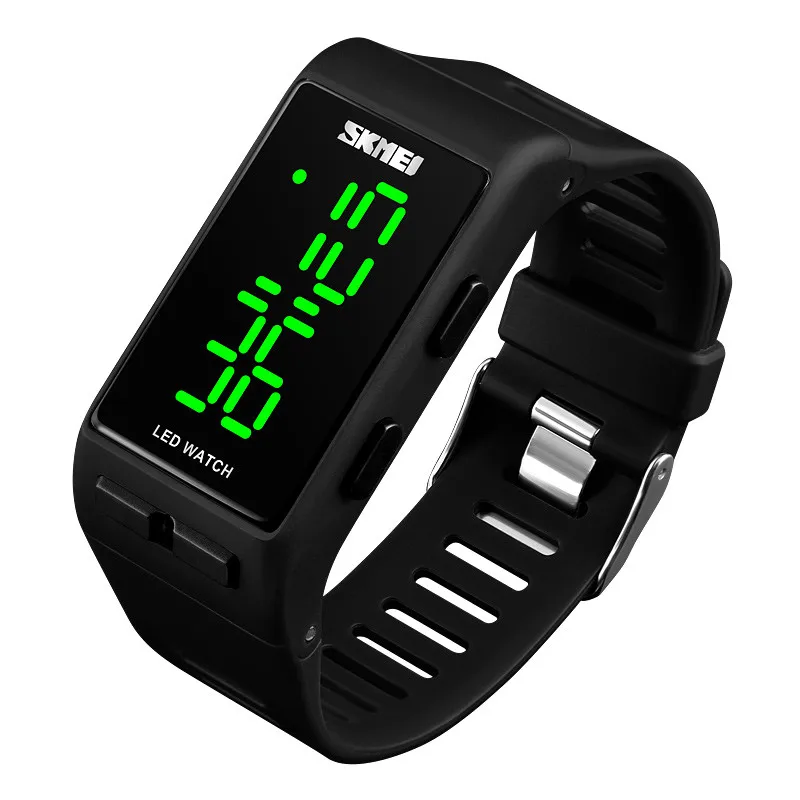 Hot Selling SKMEI 1364 Men Digital Wristwatch Plastic Waterproof LED Digital Watches