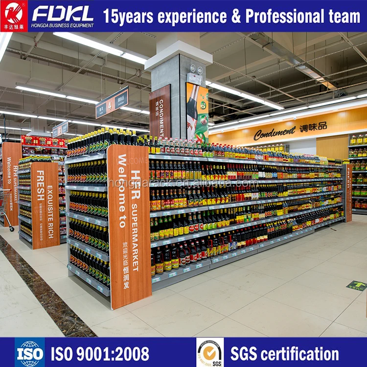 Supermarket rack Commercial Wood Candy Display Rack Candy Shelf