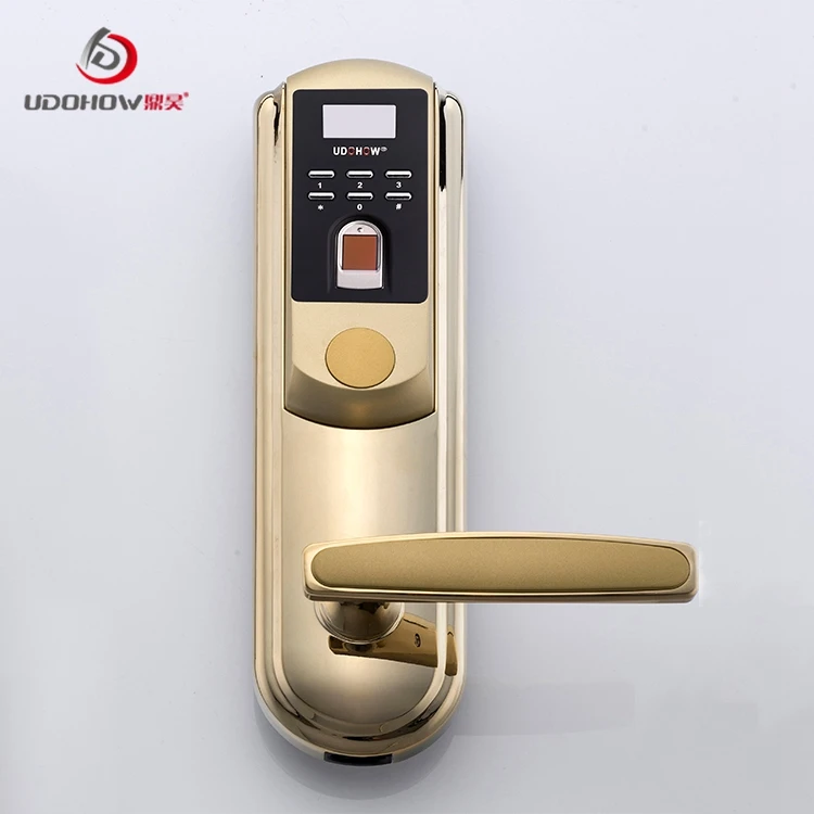 Дверной замок с RFID-картой и сканером отпечатков