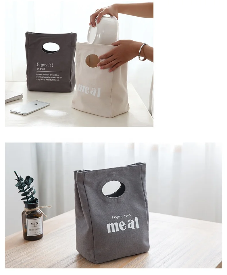 Portable Durable PE Canvas Insulated Cooler Bag Lightweight Thermal Waterproof Lunch Carry Bag Picnics Promotions Printed