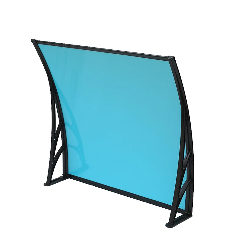 easy install anti UV polycarbonate glass awning canopies