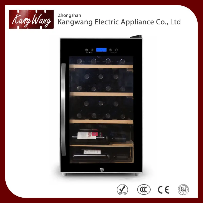 JC-75 25 bottles glass door wine fridge