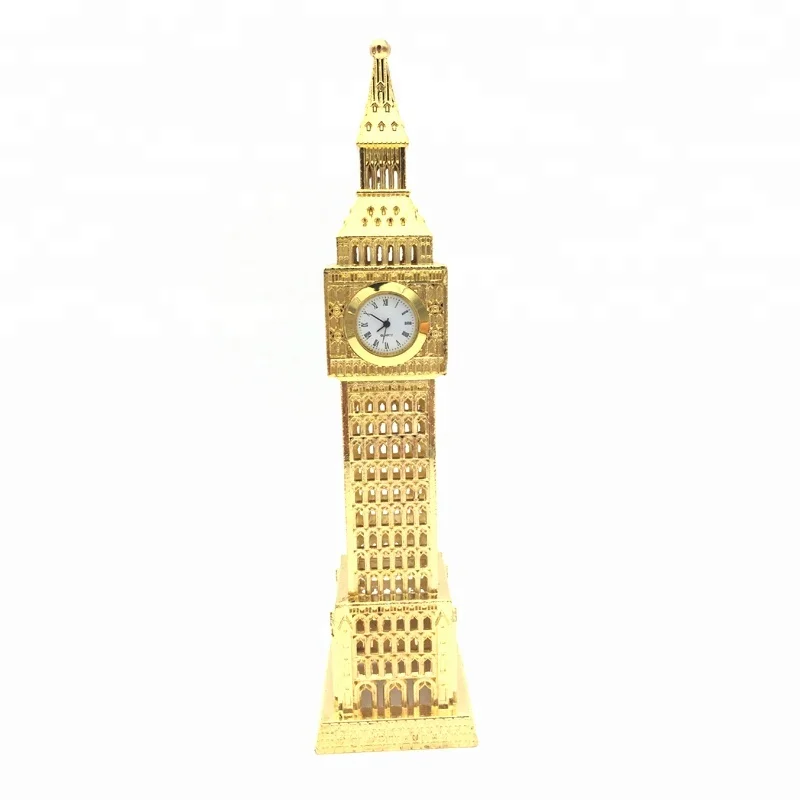 Handmade Metal Models London Big Ben Clock Souvenirs