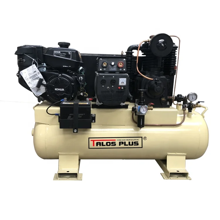 
3-in-1 42 Gallon Air Compressor Generator Welder With Kohler Engine 