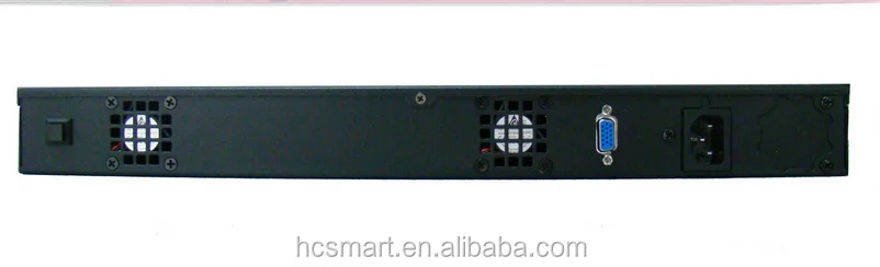 
Intel D525 6LAN 1U router firewall chassis pfsense firewall barebone solid long life capacitor 
