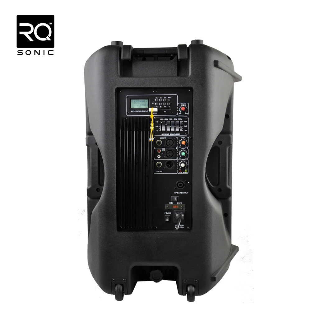 CSM15AXQ 15 Inch 180W Powered Speaker Active Speaker With Fm