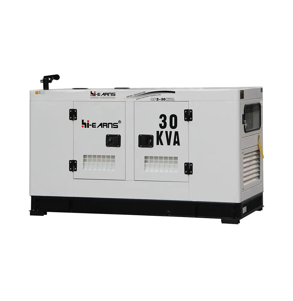 New model 30 KVA 24KW white color emergency power diesel generator price
