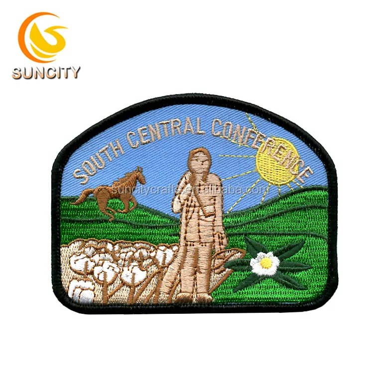 High quality custom logo Gulf States Camporee Embroidery Patch