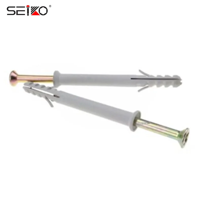 
10mm Plastic Wall Plug Screws for Masonry Insert Anchor 