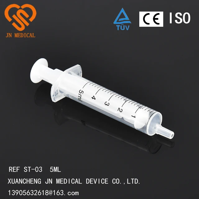 No gasket syringe 5ml two part manufacturer