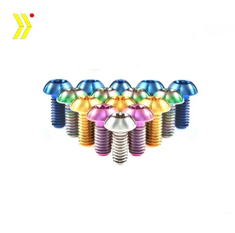 m2 m3 m4 m6 m8 anodized aluminium screw made in china