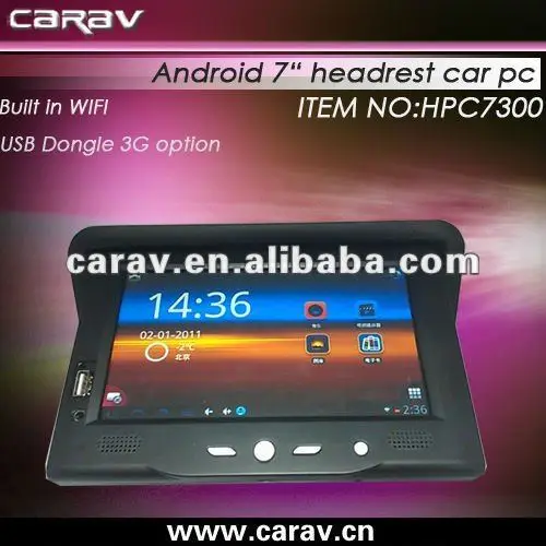 новый автомобиль подголовник android таблетки поддержкой 3g для рекламы