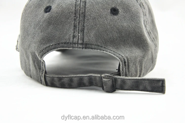 fashion printed words jeans washed Washed cotton cap baseball hats snapback caps