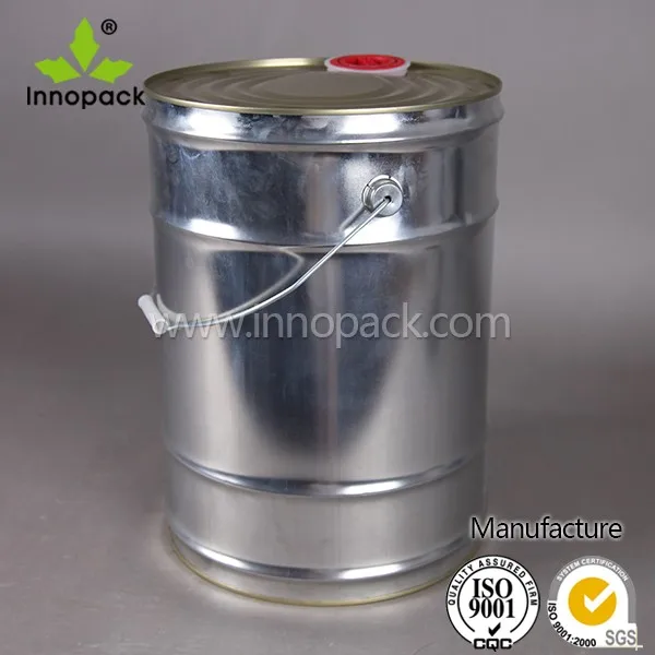 25L cubo de lata de aceite de cierre superior con pico tapa Venta al por mayor, la fabricación, la producción