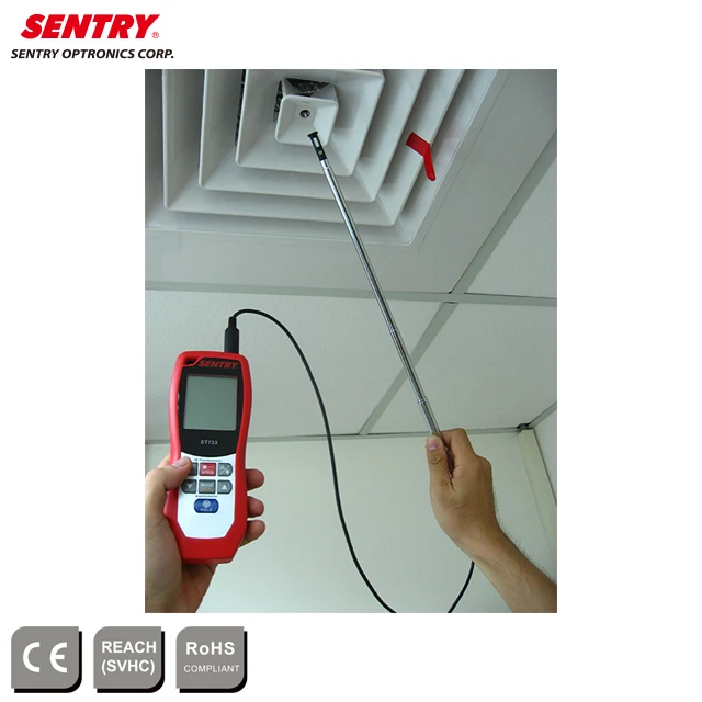 Handheld Thermo Anemometer with sensitive hot-wire