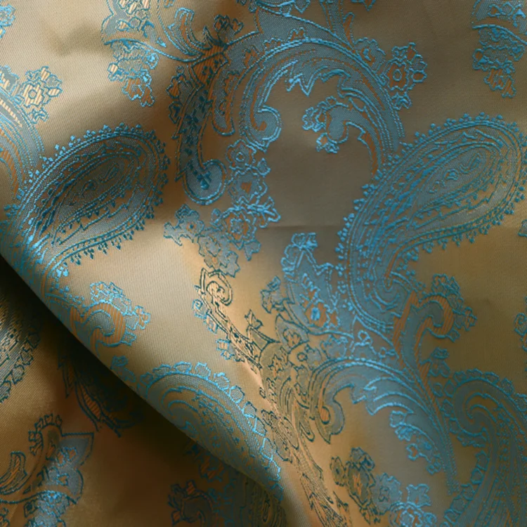 Низкая цена 100% полиэстер двухцветный Жаккард Пейсли кипер подкладки на складе Windy Пальтовая ткань