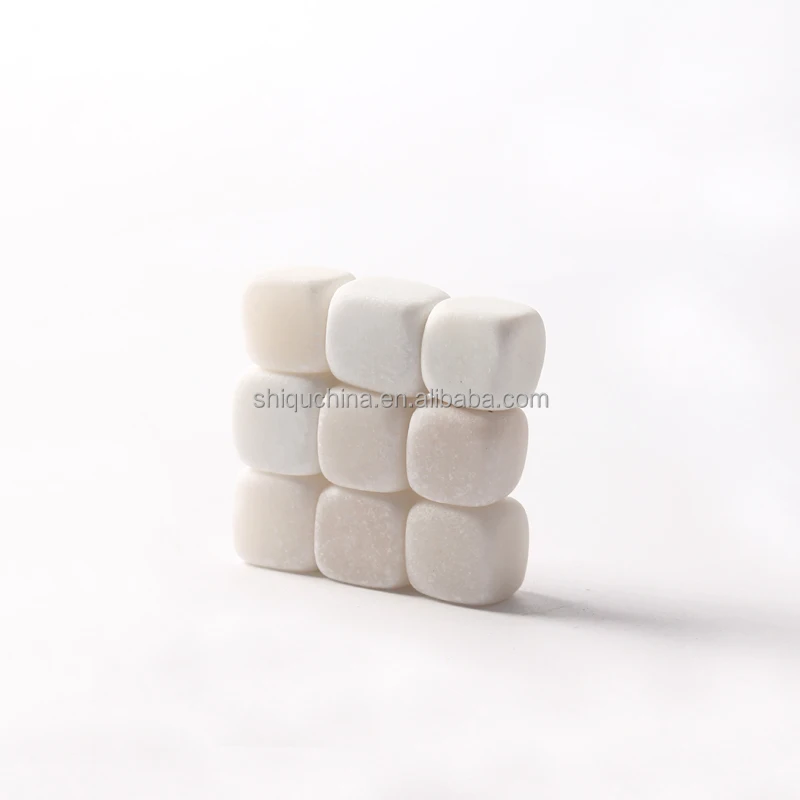 Оптовая продажа Yiwu, белые камни для виски и виски со скругленными углами