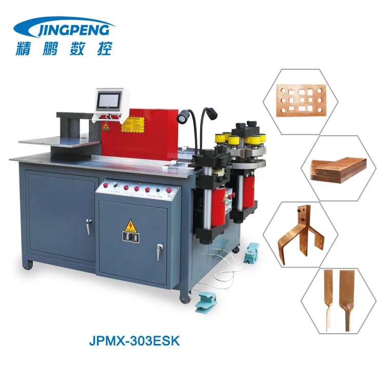 2018 Easily Operated 3 in 1 Hydraulic  Busbar Machine For Bending Punching Cutting Functions