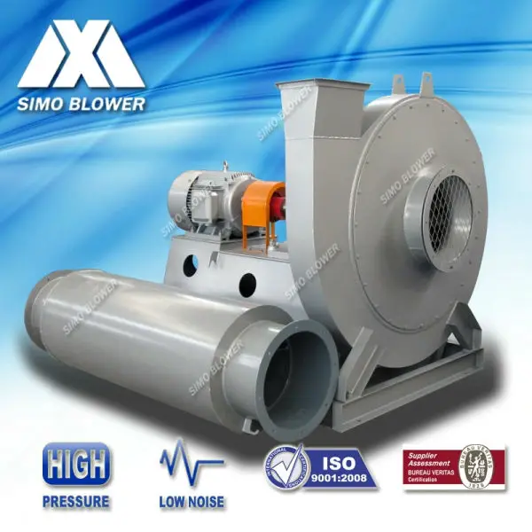 высокого давления с низким уровнем шума котла с кипящим слоем Центробежный вентилятор