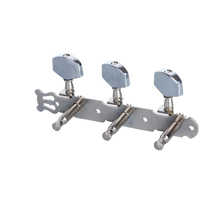 Wholesale guitar parts tuning knob classical guitar string tuning pegs 3 in row