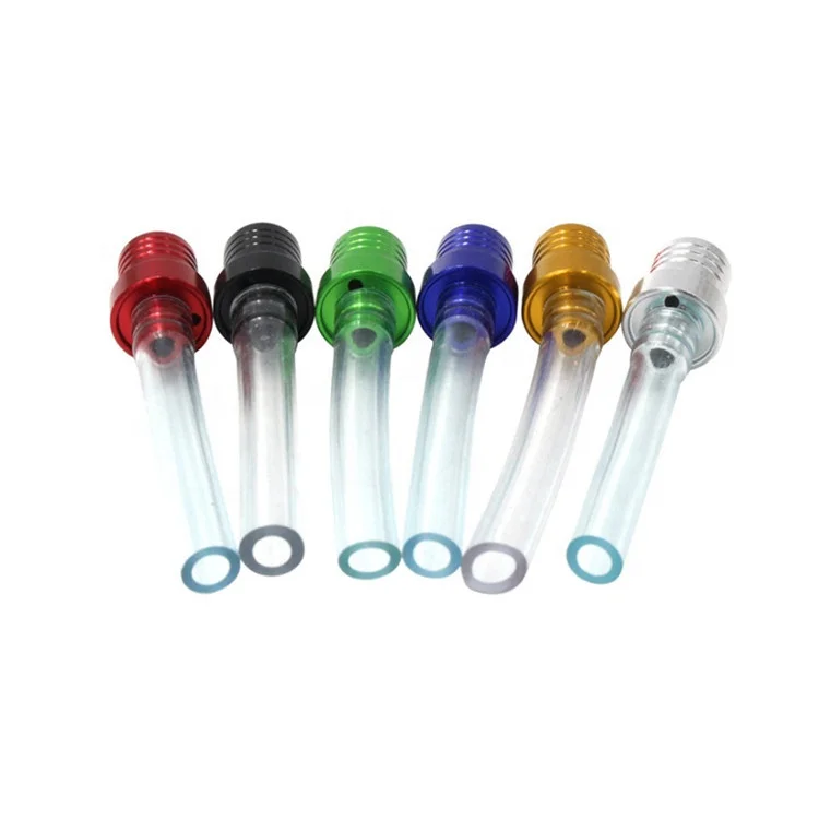  Motorcycle Gas Petrol Tank Fuel Cap Valve Vent Breather Hose