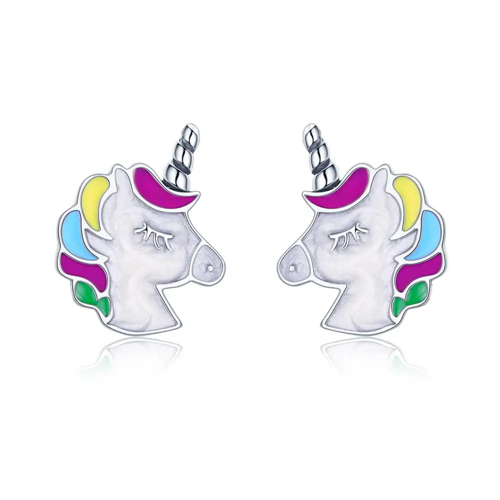 
Wholesale jewelry Unicorn design S925 Sterling silver kids jewelry 