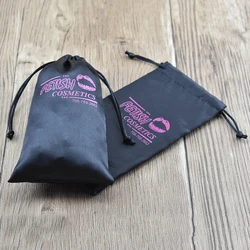 Customized Satin Pouch Bag with Logo for Hair Clothes Shoes Jewelry Cosmetics Gift Silk Satin Bag Packaging Wig Storage Bag