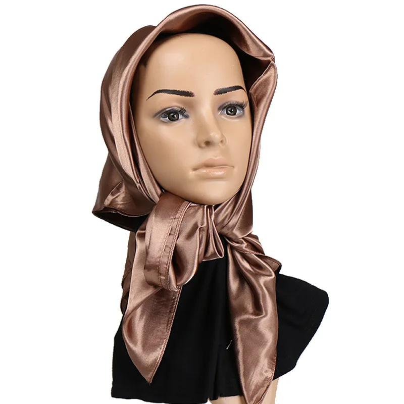 ALI-1 Wholesale Malaysia Muslim pure color fashion multi-purpose polyester party hijab for women