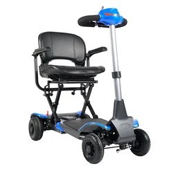 Factory hot selling Elderly Electric 4 Wheel Disabled Handicap Folding Foldable Mobility Scooters