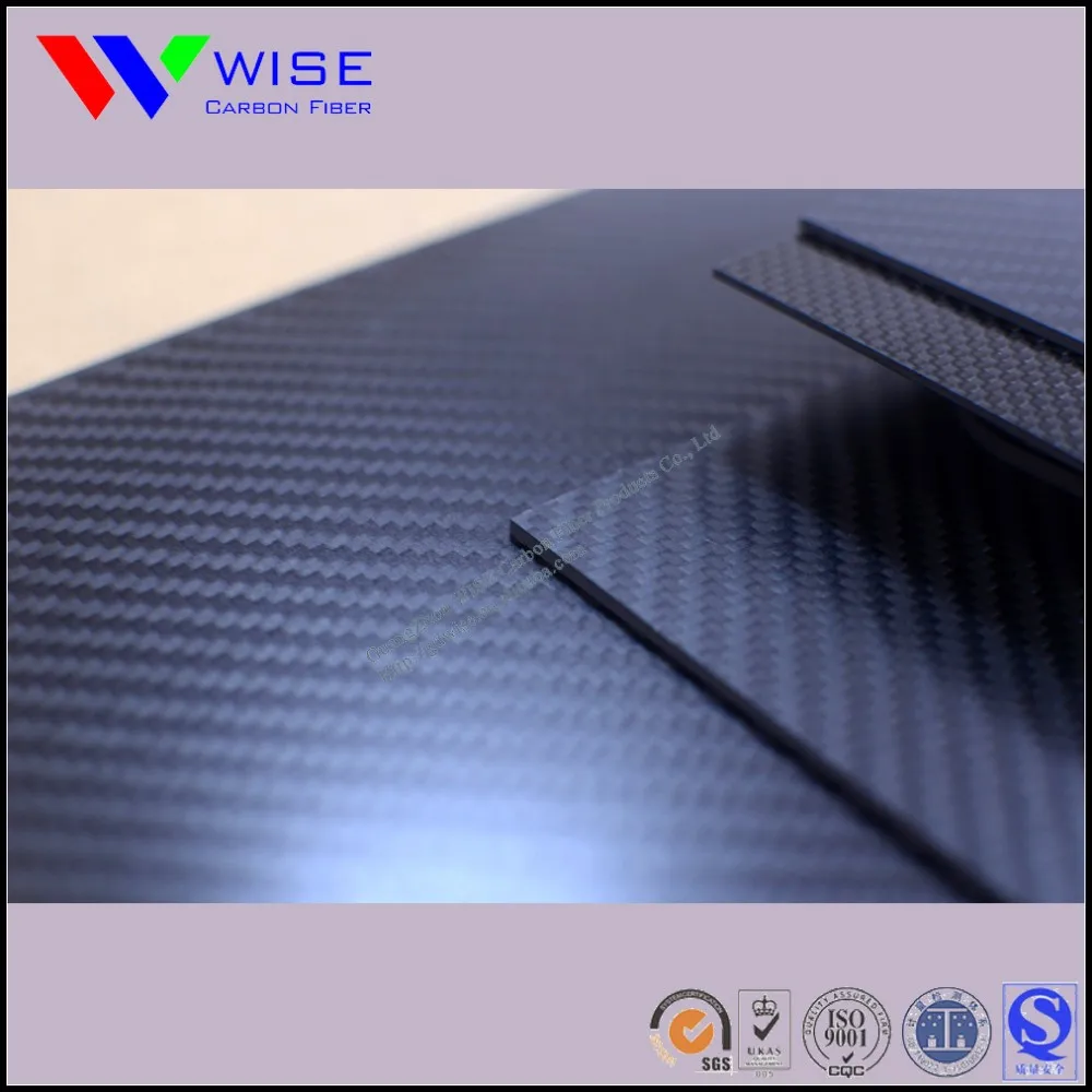  Высококачественный 3K Toray простой саржевый лист из углеродного волокна с глянцевой или матовой поверхностью