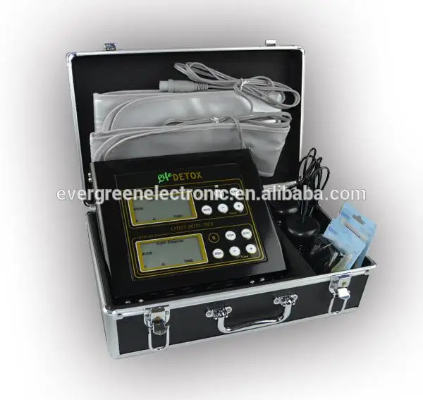 hot selling customized ion cleanse foot bath spa detox machine body detox spa dual body toxin removal machine with great price