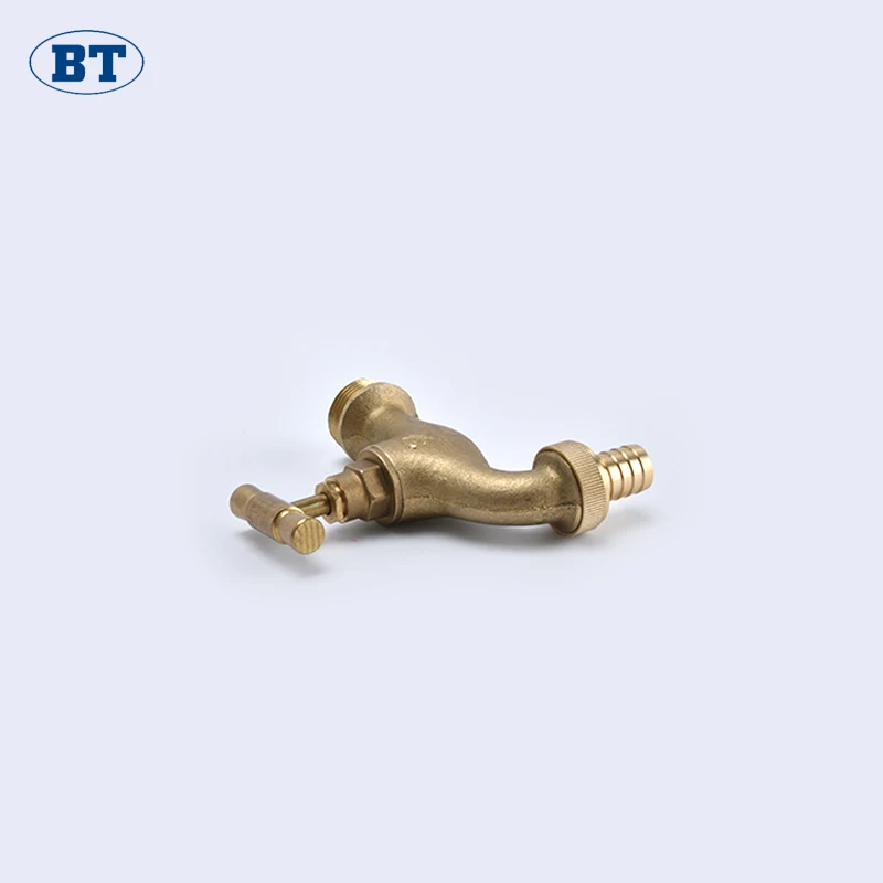 BT2015 good market brass bibcock heat exchanger tap
