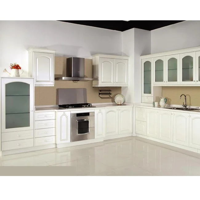 
Customized white solid wood acrylic kitchen cabinet door lowest 