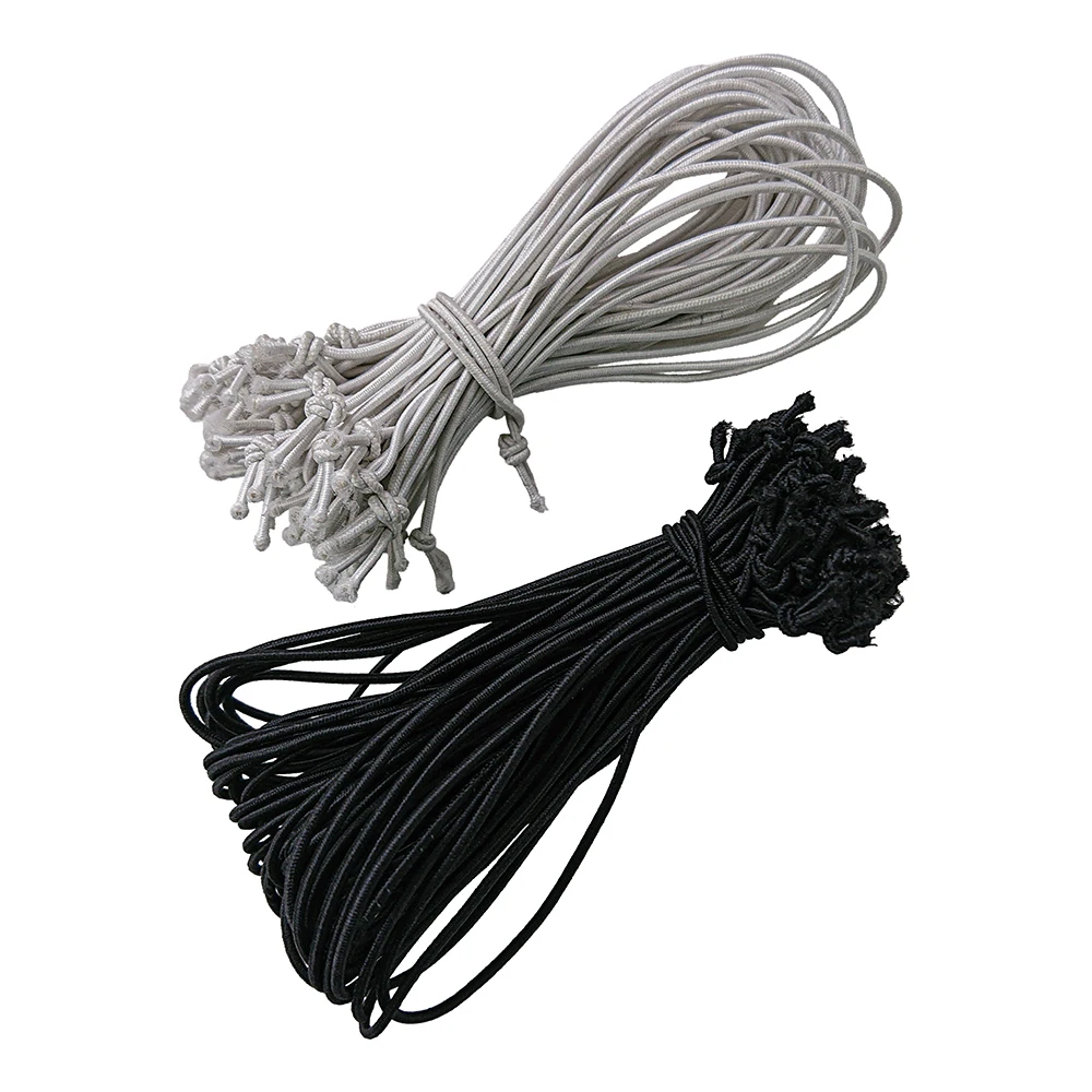 Растягивающиеся петли с узлом эластичная петля для бирок эластичные шнуры бесплатно длина 75 мм круглая форма