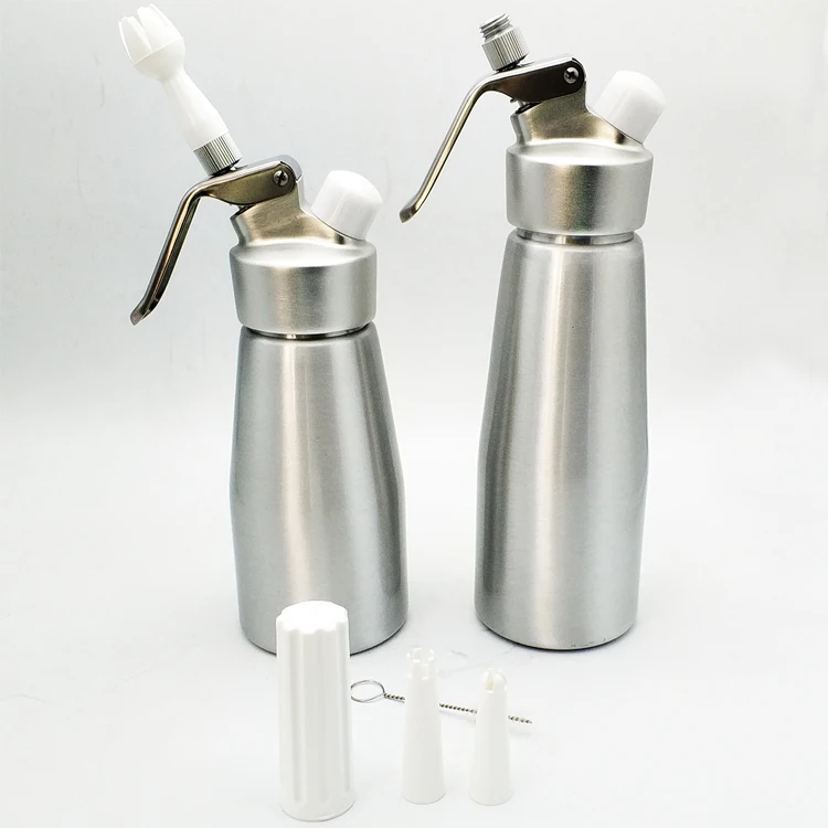 Best selling whipped cream dispenser 500ml with 3 nozzles