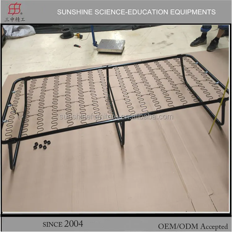 
Fold away beds Metal folding bed with snake net 