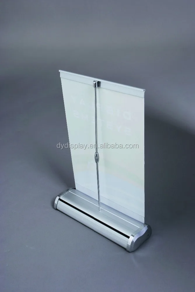 Single side A3 & A4 mini banner roll up stand display