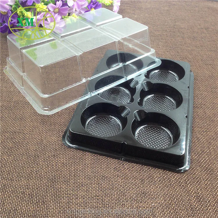 
Disposable Clear Food Container, Blister Food Box,Macarons Blister Packaging 