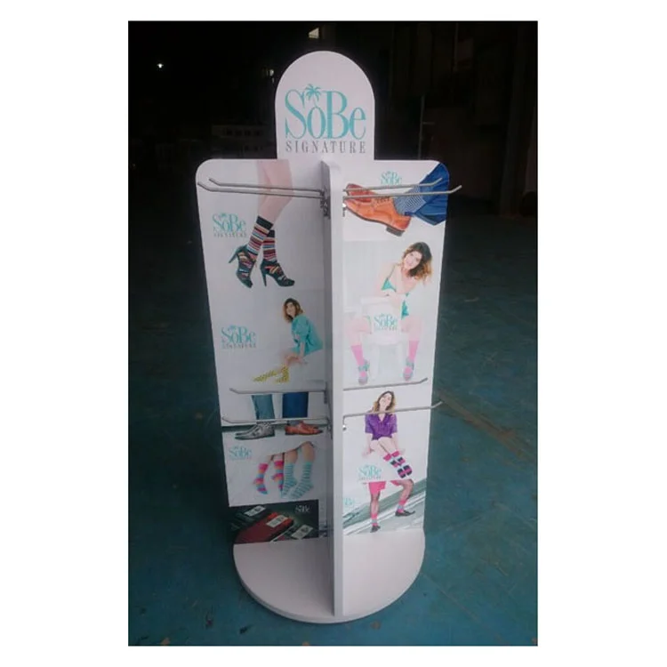 Garment Shop Retail Hanging Kid Sock Display Fixture/socks Display Rack/cardboard Socks Display Stands
