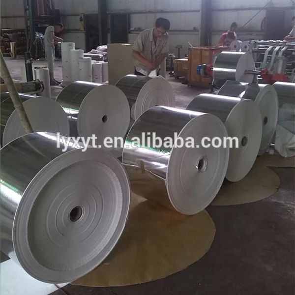 60gsm silver aluminium foil laminated paper for cigarette inner layer