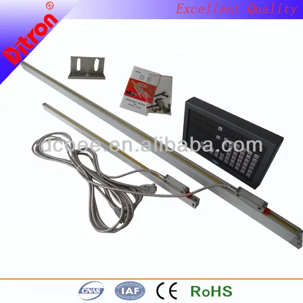 3 оси цифровым отсчетом с линейным весы для фрезерного станка