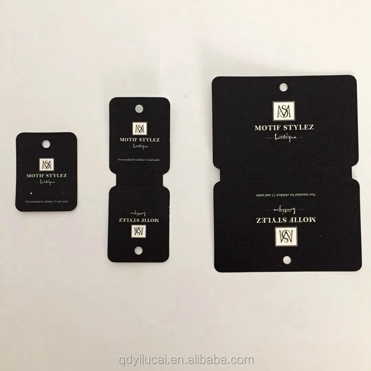 Yilucai Custom Logo Design Service Jewelry Display Cards