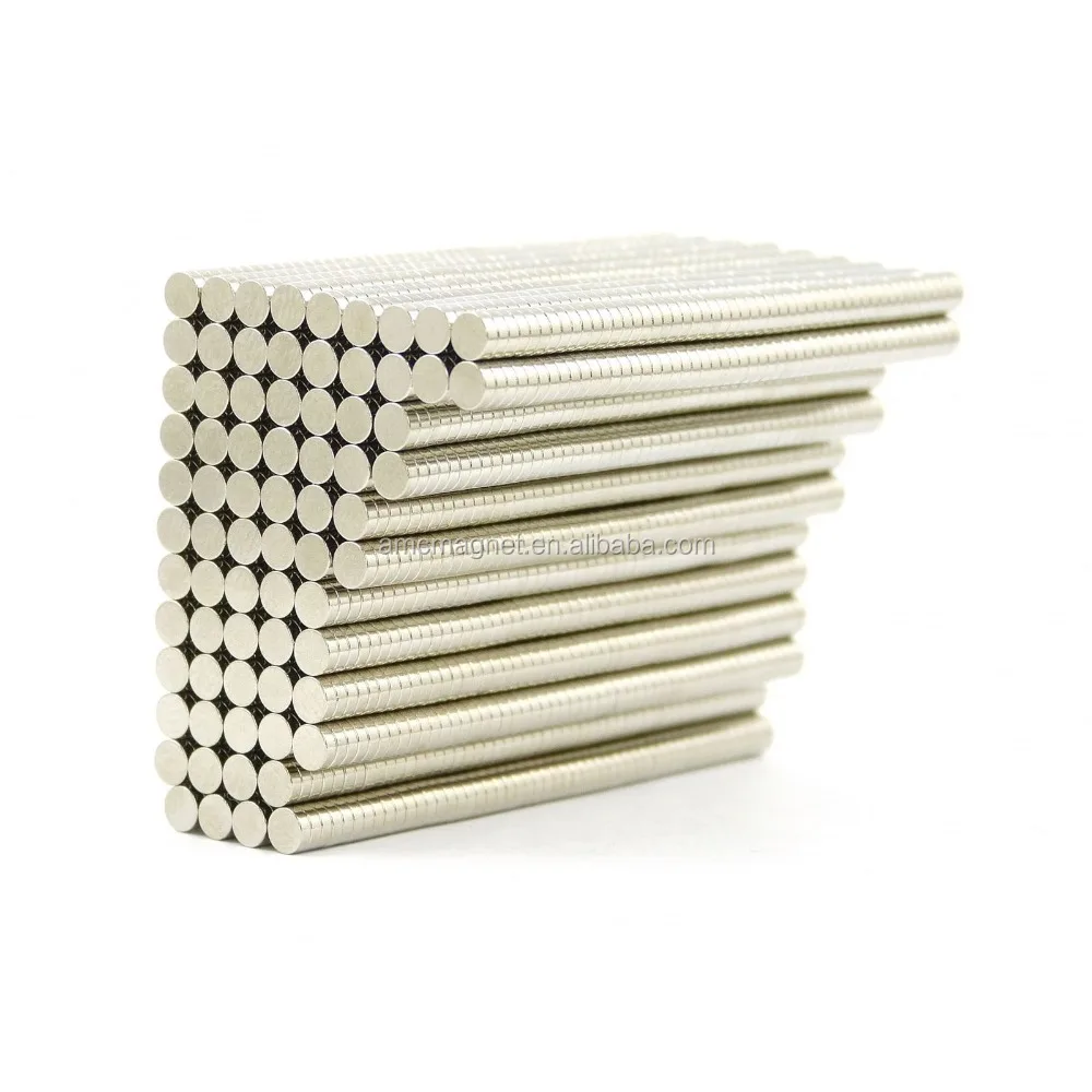 Small Round NdFeB Neodymium Disc Magnets  N35
