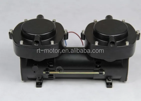 High quality 12V DC brushed Small super silent electric oil-free diaphragm vacuum pump