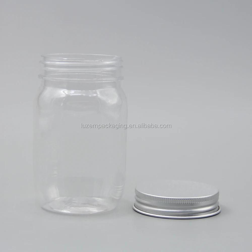 Eco-Friendly Feature Hermetic Use Plastic Mason 250ml pet Jar