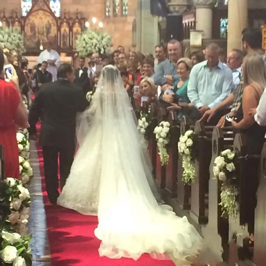 NE058 New Arrival Lace Long Sleeve Muslim Wedding Dress 2022 Vintage Court Train Ball Gown Wedding Dresses 2022 Vestido De Noiva