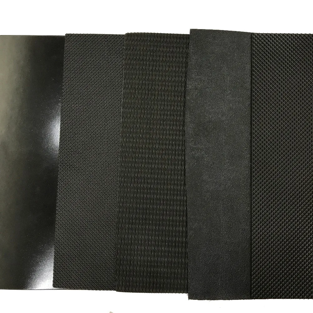 inexpensive high quality neolite rubber sheet black matt/shiny for shoe making material
